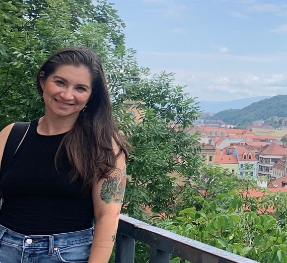 view from atop Mount Whitney